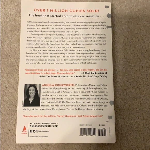 Amazing Self-Help Book- Grit - Picture 2 of 3